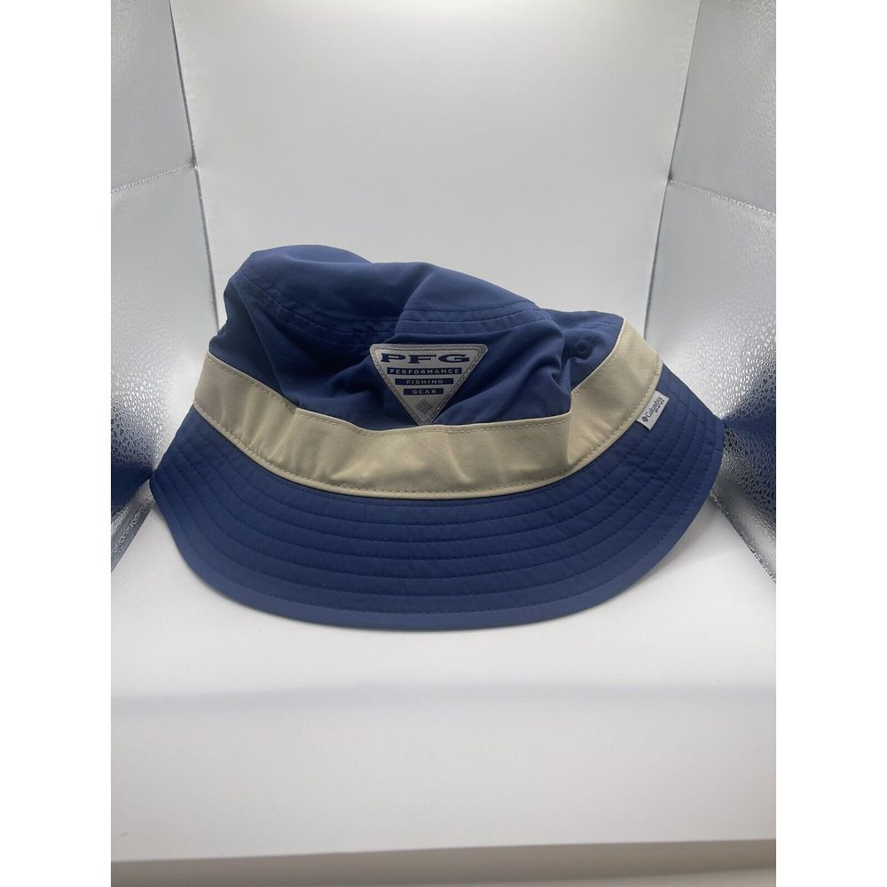 Columbia PFG‎ Slack Tide Bucket Hat Blue Performance Fishing Small/Medium